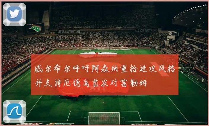 威尔希尔呼吁阿森纳重拾进攻风格并支持厄德高首发对富勒姆